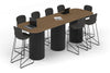 Baobab Circular Base Counter Rectangular Table - Large Rounded Corners [3000L x 1000W with Large Rounded Corners] - Thumbnail 6 