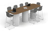 Baobab Circular Base Counter Rectangular Table - Large Rounded Corners [3000L x 1000W with Large Rounded Corners] - Thumbnail 3 