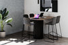 Baobab Circular Base Half Counter Rectangular Table - Large Rounded Corners [1500L x 1200W with Large Rounded Corners] - Thumbnail 2 