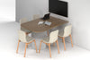 Baobab Circular Base Half Meeting Table - Large Rounded Corners [1500L x 1000W with Large Rounded Corners] - Thumbnail 4 