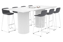  - Baobab Circular Wood Base Counter Rectangle Table [2400L x 1200W] - 1