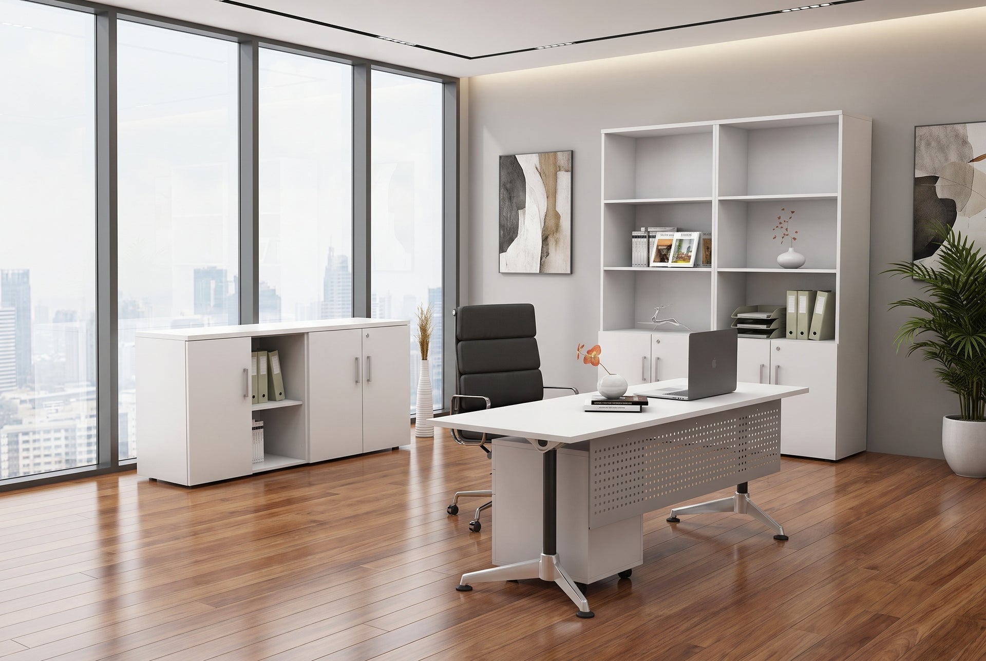 Executive Office Desk Blackjack [1600L x 700W]