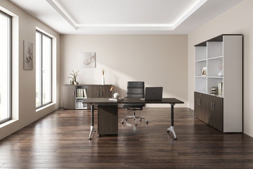 Executive Office Desk Blackjack [1600L x 700W]