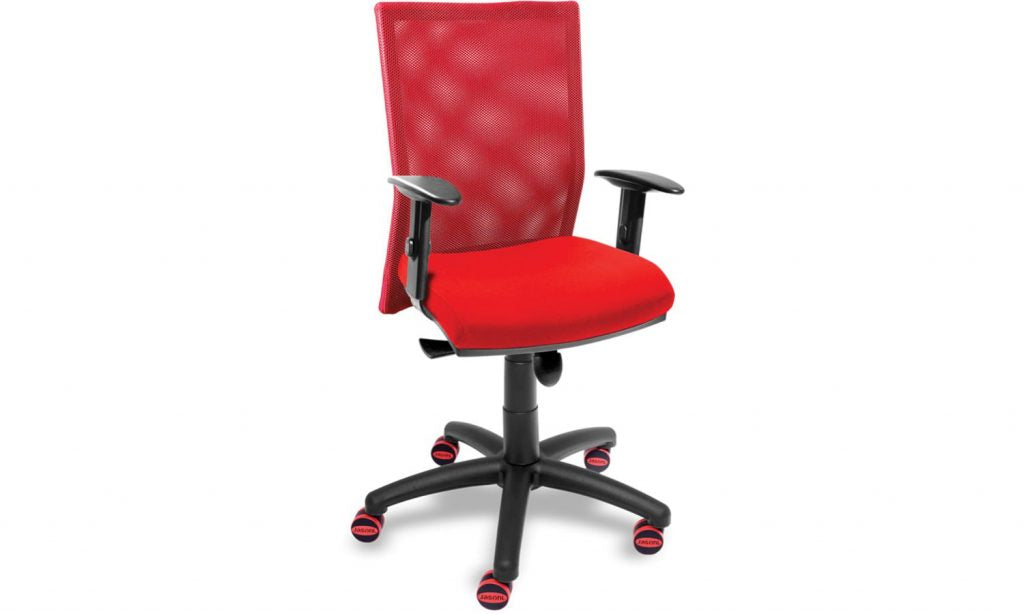 Jasonl Red Mesh Back Office Chair.