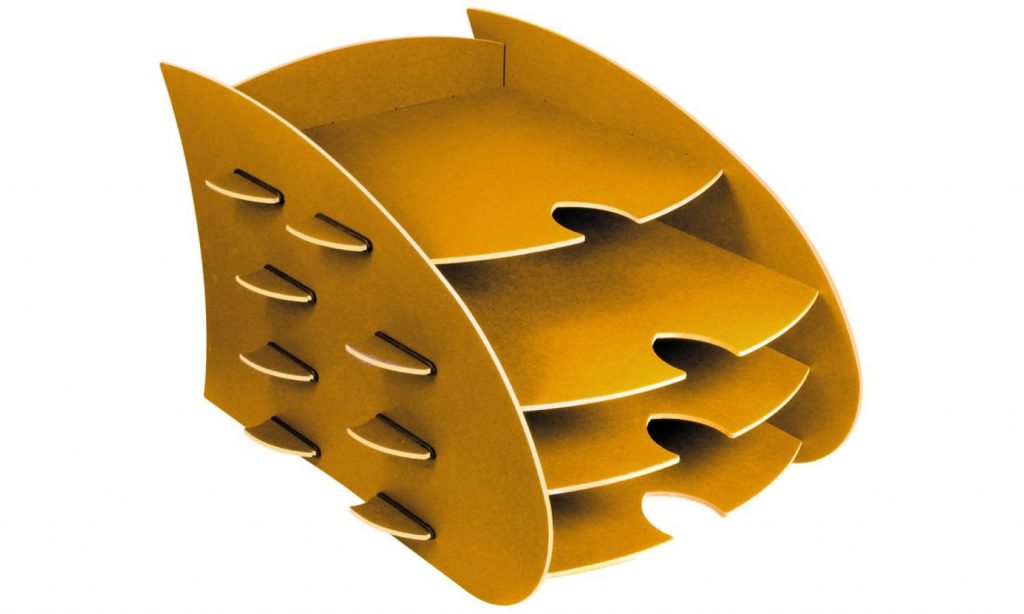 Jasonl Yellow A4 Document Organizer Tray is a multi-award winning document organiser with a modern design.