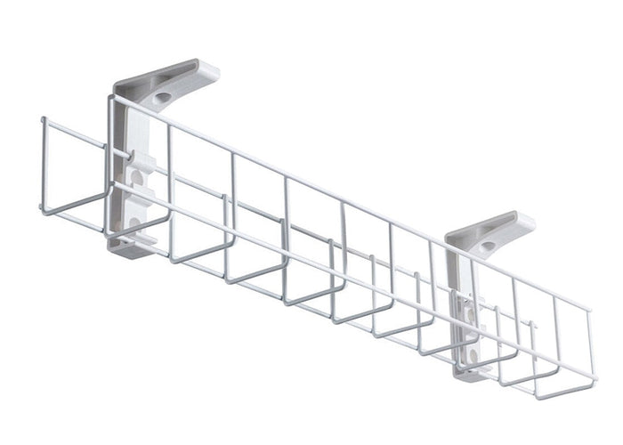 Cable Management Basket Single Metal Tray Jasonl white 950 