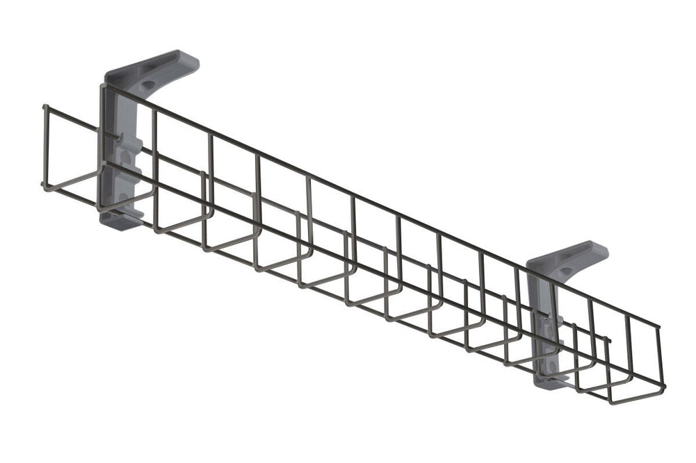 Cable Management Basket Single Metal Tray-black 1250 