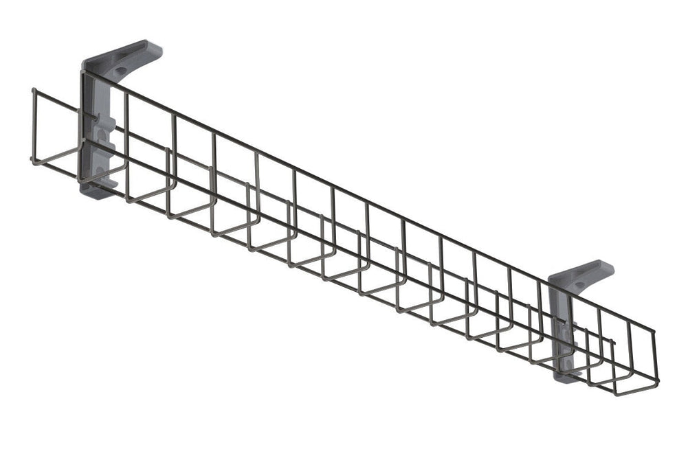 Cable Management Basket Single Metal Tray-black 1550 