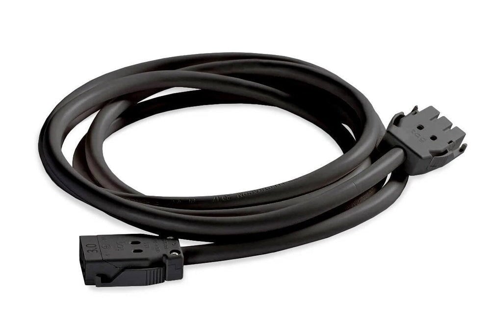 CMS Cable Management Basket Back to Back Metal+Tray Include 2 x 4 Power 4 Data [1250W x 105H]-black none 1 meter inter connecting leads