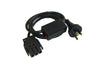 CMS Cable Management Basket Back to Back Metal+Tray Include 2 x 4 Power 4 Data [1550W x 105H] - Thumbnail 4 