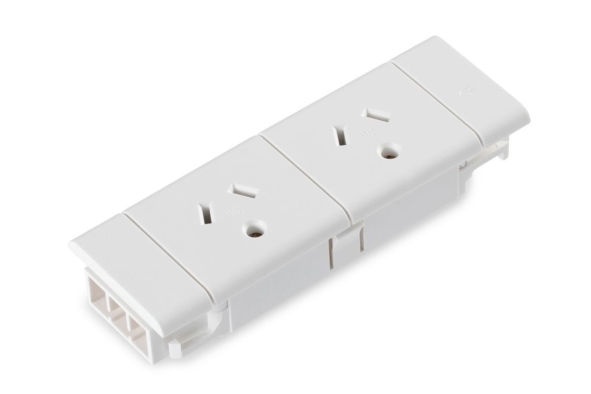CMS Dual Auto Switched Power Module [White] CMS round pin none none