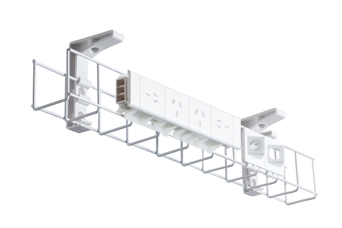 CMS Quad Auto Switched Power Module [White] CMS rotated 950mm none