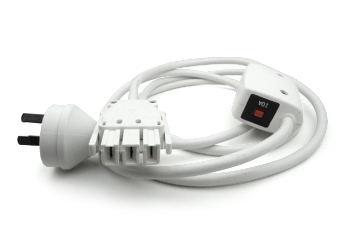 CMS Switch In Desk Power Box-white 1500mm length 