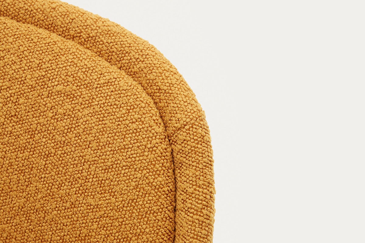 Como Aamin Chair - Shearling Fabric [Shearling Fabric] Como 