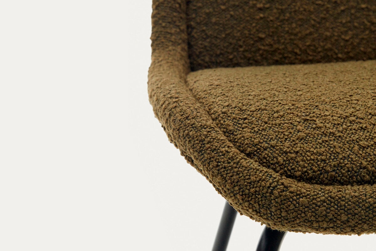 Como Aamin Chair - Shearling Fabric [Shearling Fabric] Como 