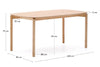 Como Amara Dining Table - Rectangular [1600L x 900W] - Thumbnail 5 