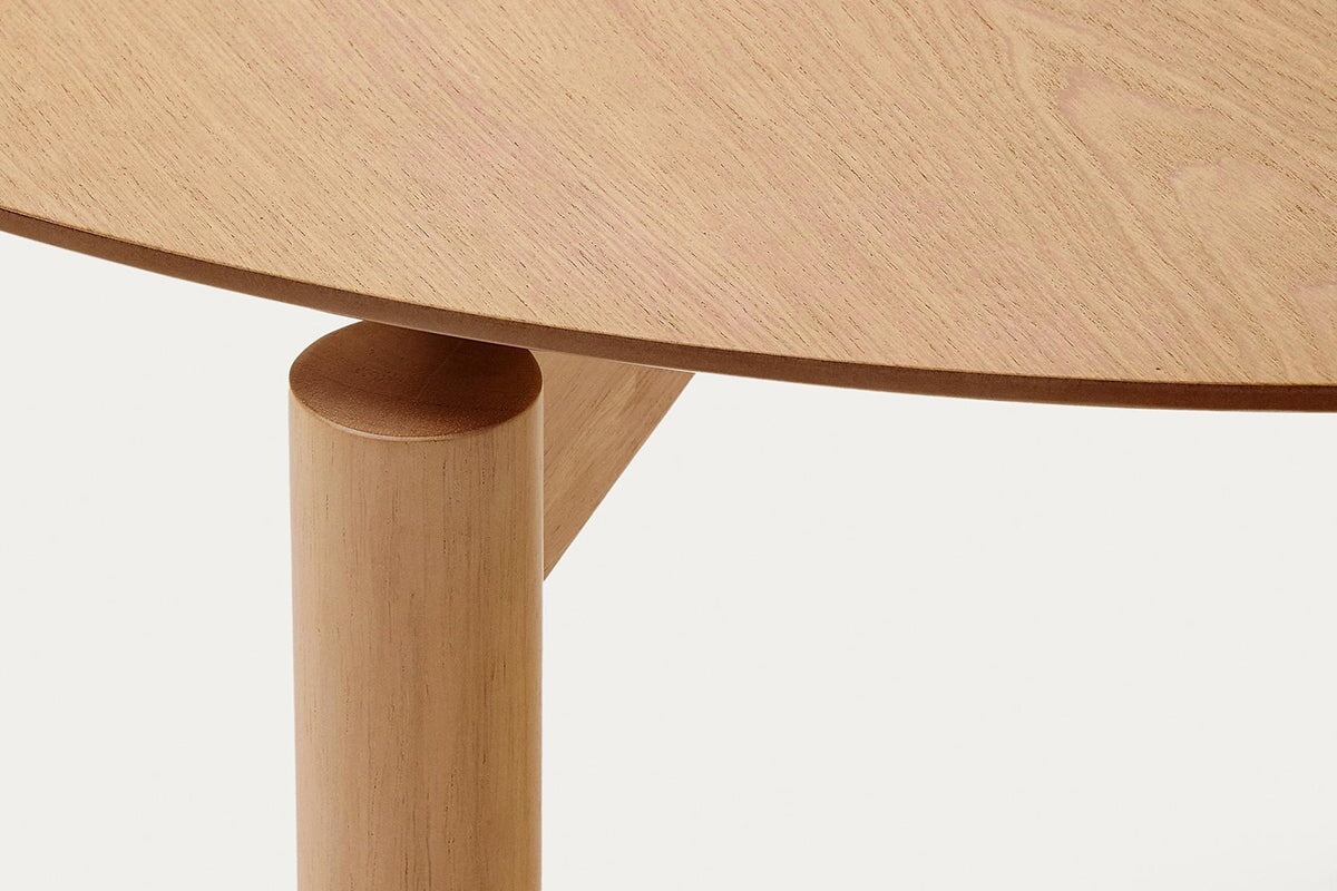 Como Amara Dining Table - Round [1100 mm]-natural finish  
