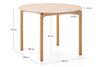 Como Amara Dining Table - Round [1100 mm] - Thumbnail 4 