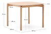 Como Amara Dining Table - Rounded Corner [1000L x 1000W] - Thumbnail 5 