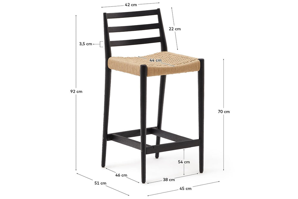 Como Amora Stool-black  