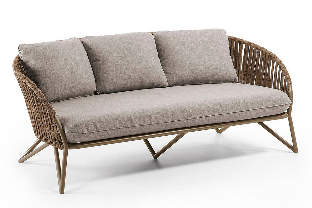 Como Branzie 3 Seater Sofa-brown  