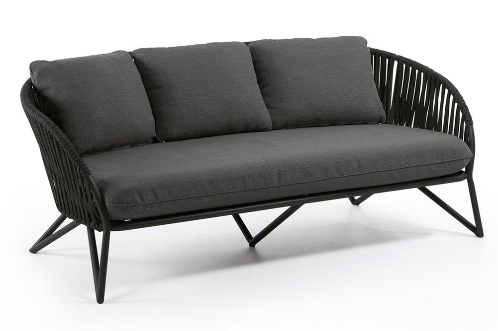 Como Branzie 3 Seater Sofa-black  