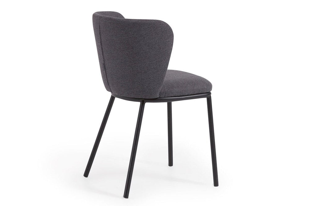 Como Cisel Chair - Chenille Fabric-beige  