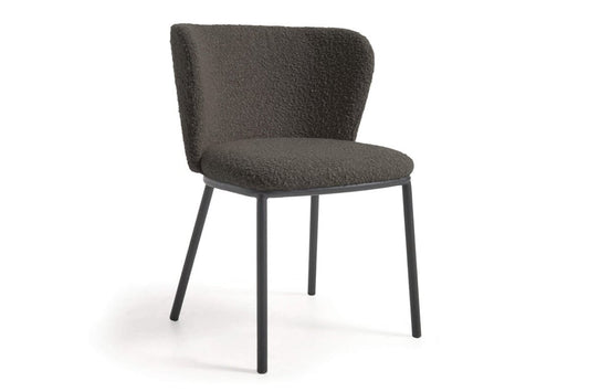 Como Cisel Chair [Shearling Fabric] Como black 