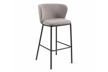  - Como Cisel Stool Shearling Fabric - 750mm Seat Height [1020H x 540W] - 1