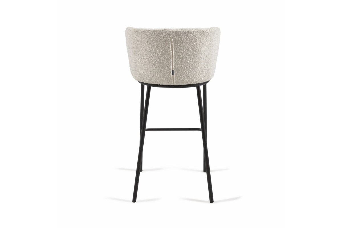 Como Cisel Stool - Shearling Fabric [920H x 540W] Como 