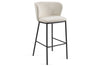 Como Cisel Stool Shearling Fabric - 650mm Seat Height [920H x 540W] - Thumbnail 18 