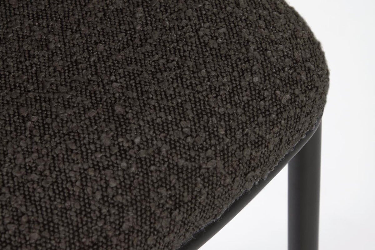 Como Cisel Stool - Shearling Fabric [920H x 540W] Como 