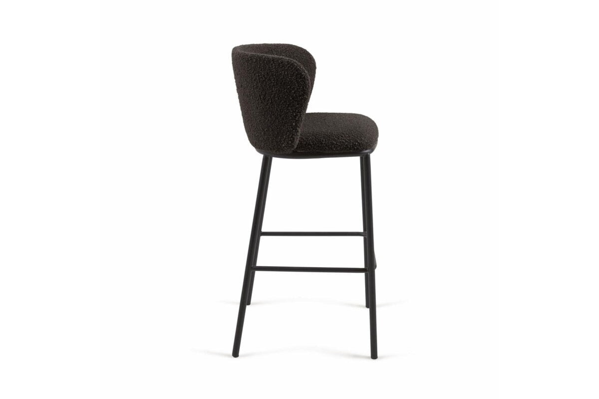 Como Cisel Stool - Shearling Fabric [920H x 540W] Como 