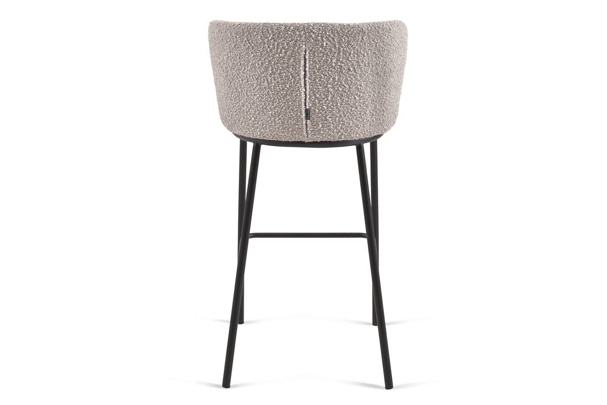 Como Cisel Stool - Shearling Fabric [920H x 540W] Como 