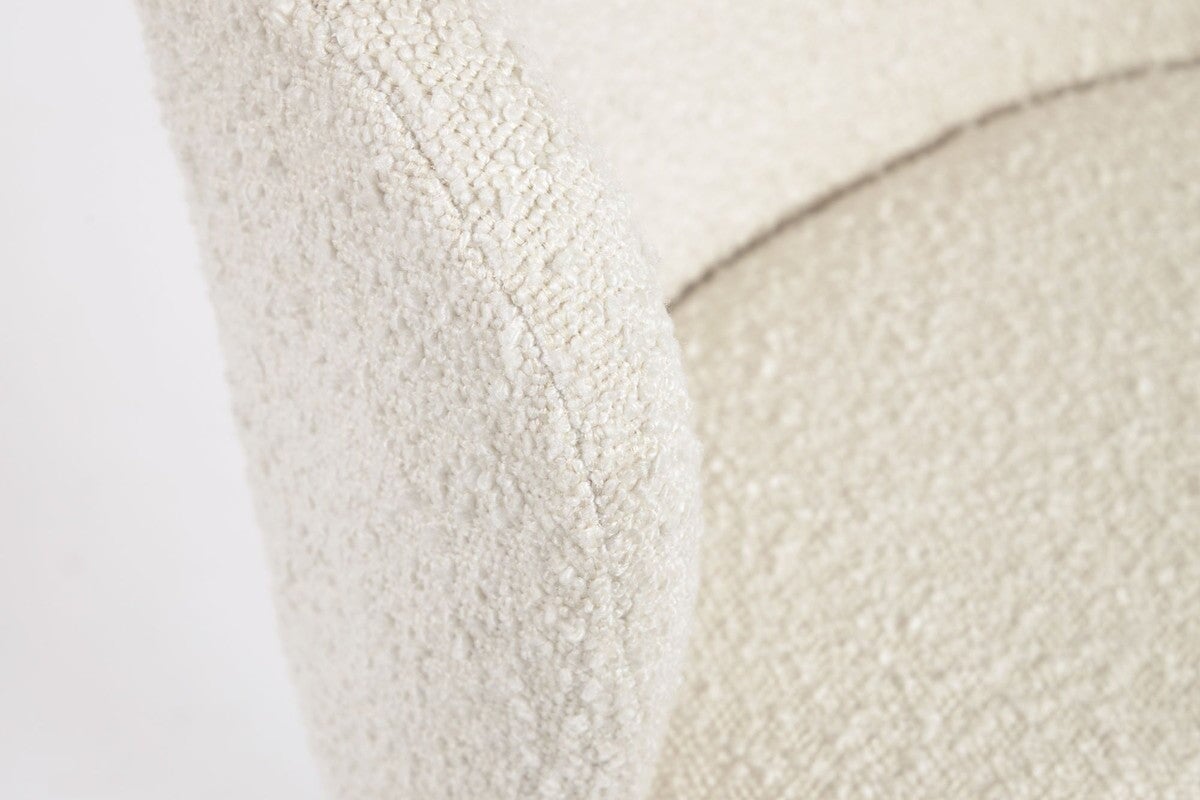 Como Cisel Stool - Shearling Fabric [920H x 540W] Como 