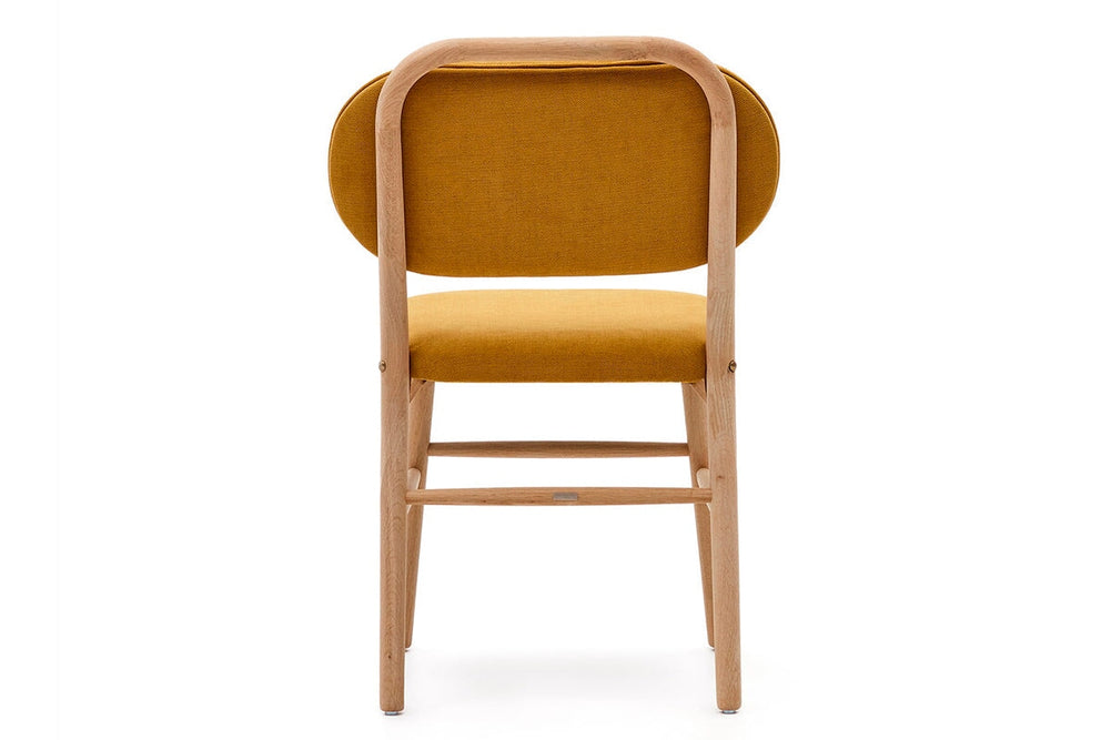 Como Hilda Chair Chenille Fabric-mustard  