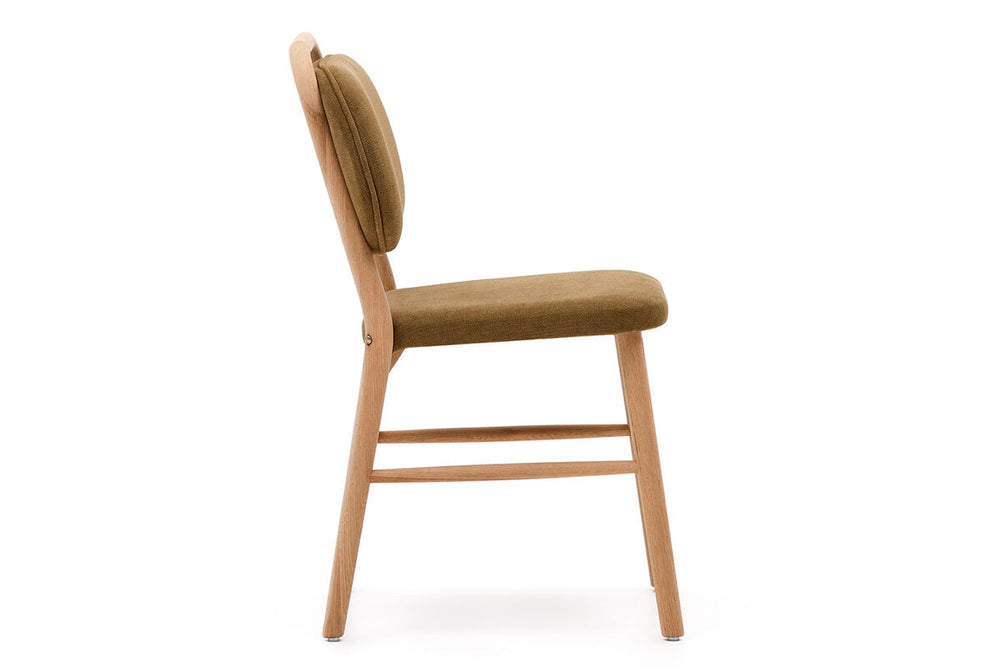 Como Hilda Chair Chenille Fabric-mustard  