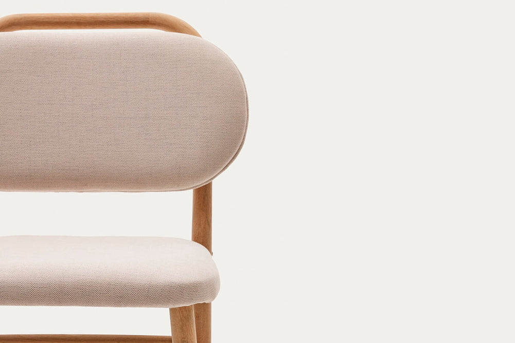 Como Hilda Chair Chenille Fabric-mustard  