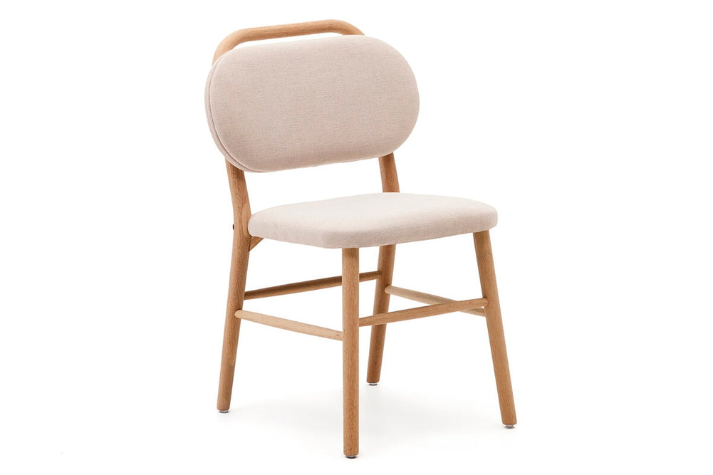 Como Hilda Chair Chenille Fabric-beige  