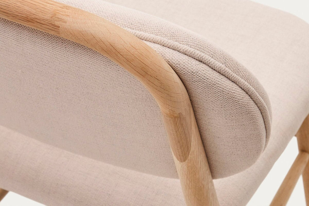 Como Hilda Chair Chenille Fabric-mustard  