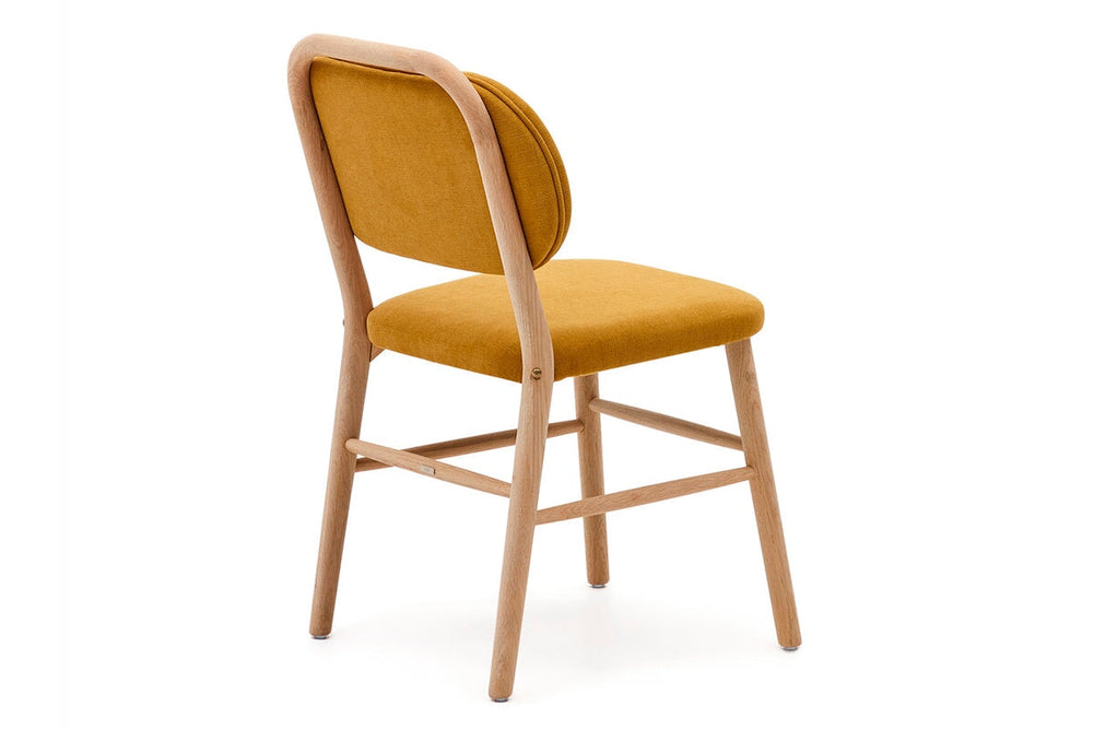 Como Hilda Chair Chenille Fabric-mustard  