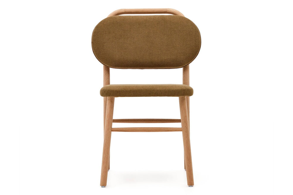 Como Hilda Chair Chenille Fabric-mustard  