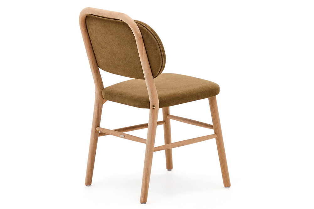 Como Hilda Chair Chenille Fabric-mustard  