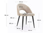 Como Mauai Chair - Chenille Fabric - Thumbnail 3 