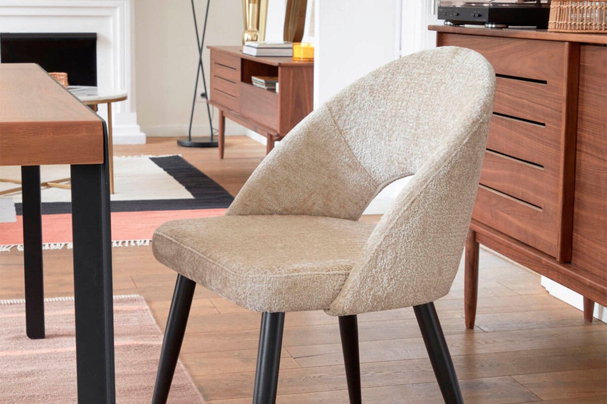 Como Mauai Chair - Chenille Fabric Como 