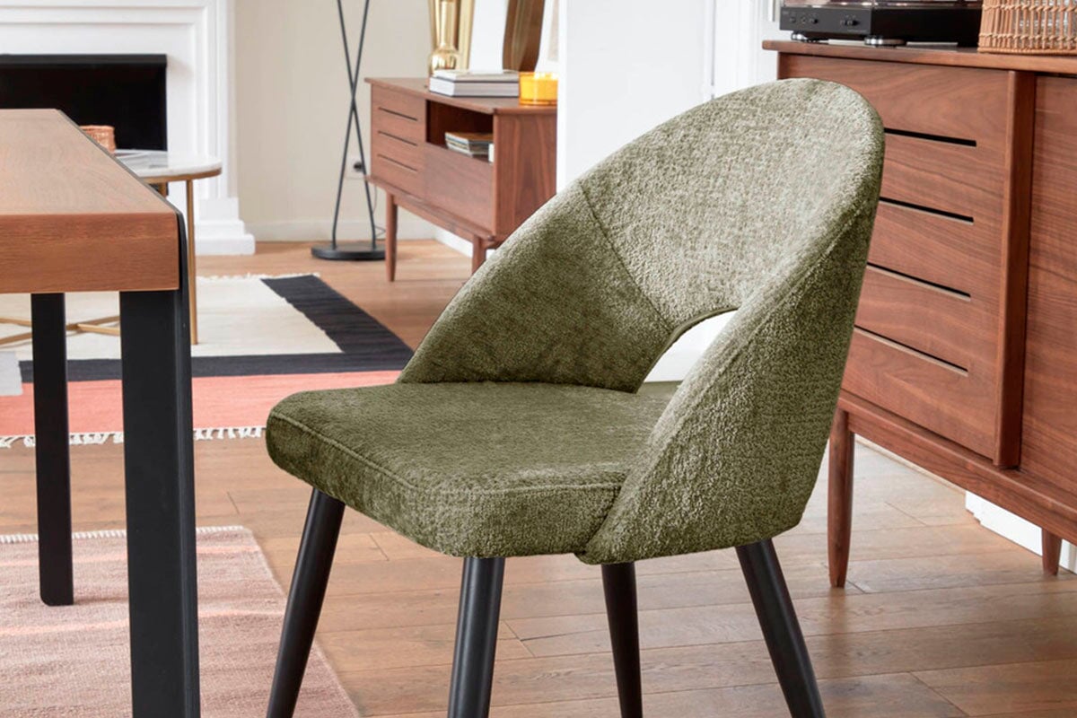 Como Mauai Chair - Chenille Fabric Como 