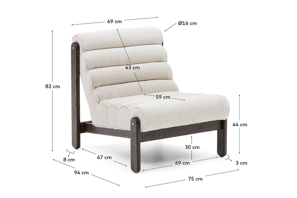 Como Mira Chair-white  