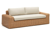  - Como Portlligat 3 Seater Faux Rattan Sofa - 1