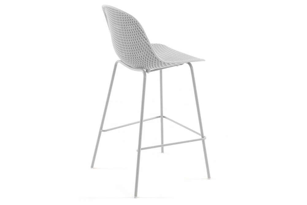 Como Quinby Outdoor Plastic Stool - 750mm Seat Height [1070H x 490W]-beige  