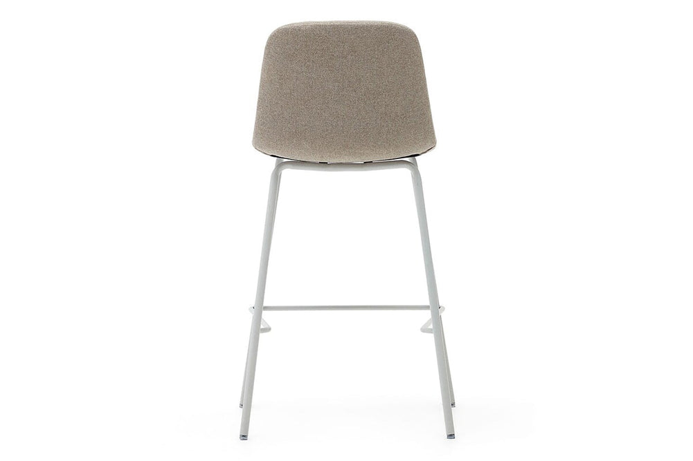 Como Zunara Bar Stool - 650mm Seat Height [925H x 470W]-black  